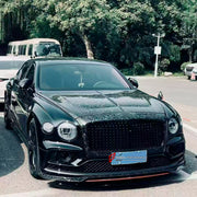 CARBON BODY KIT for BENTLEY FLYING SPUR 2020+

Set includes:
Hood Bonnet
Front Grille Frame
Front Lip
Side Skirts
Rear Diffuser
Side Mirror Covers
Material: Carbon Fiber

Note: Professional installation is required