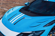 CARBON BODY KIT for FERRARI 296 GTB/GTS  Set includes: Front Lip Front Bumper Air Vent Covers Hood Panel Trim Fender Vents Side Skirts Side Air Vent Covers Engine Cover Rear Spoiler Rear Diffuser