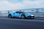 CARBON BODY KIT for FERRARI 296 GTB/GTS  Set includes: Front Lip Front Bumper Air Vent Covers Hood Panel Trim Fender Vents Side Skirts Side Air Vent Covers Engine Cover Rear Spoiler Rear Diffuser