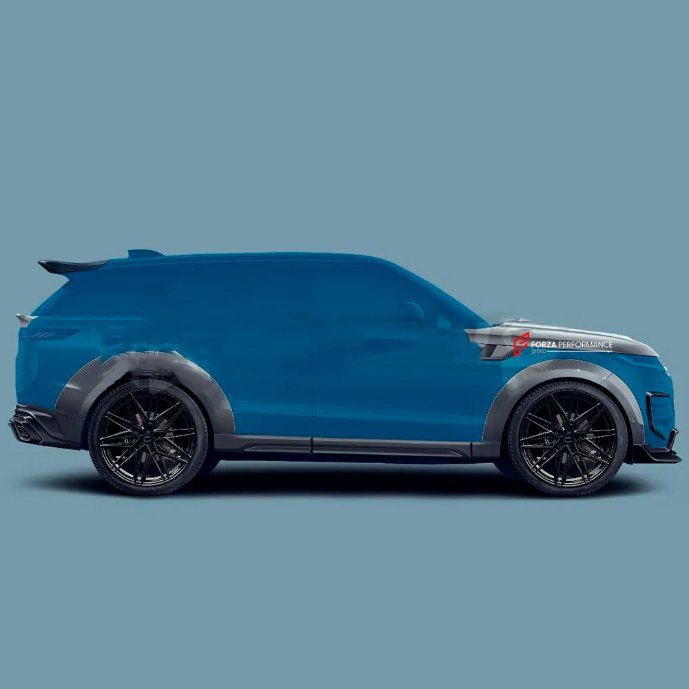 CARBON BODY KIT for LAND ROVER RANGE ROVER SPORT L461 2022+

Set includes:

Front Lip
Front Bumper Trims
Fender Flares
Side Skirts
Rear Bumper

Material: Carbon Fiber

Note: Each part can be sent separately. If you need, please contact us.