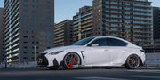 CARBON BODY KIT for LEXUS IS XE30 LCI 2020+  Set includes:  Front Lip Fender Flares Side Skirts Rear Diffuser Rear Spoiler