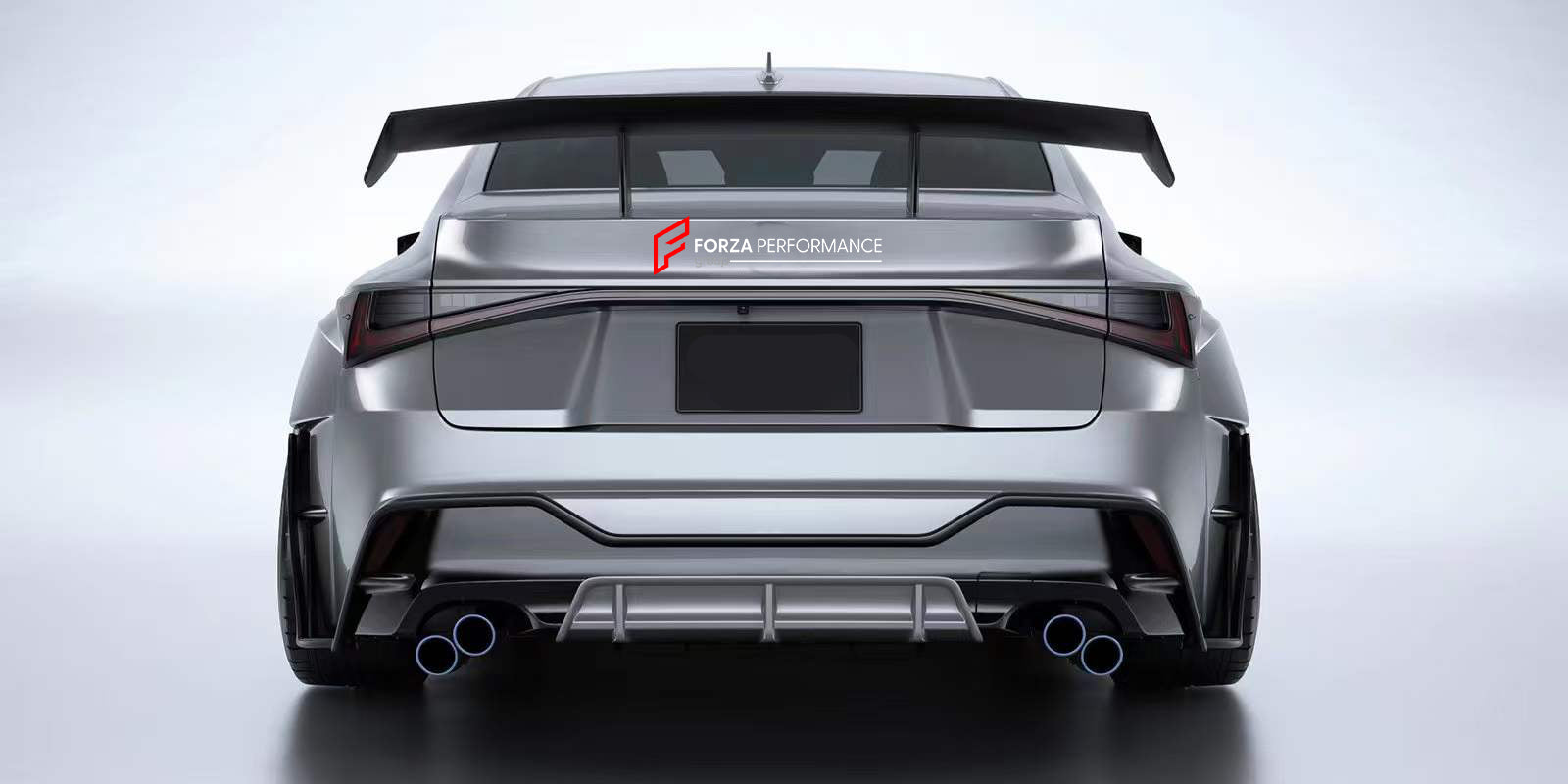 CARBON BODY KIT for LEXUS IS XE30 LCI 2020+  Set includes:  Front Lip Fender Flares Side Skirts Rear Diffuser Rear Spoiler