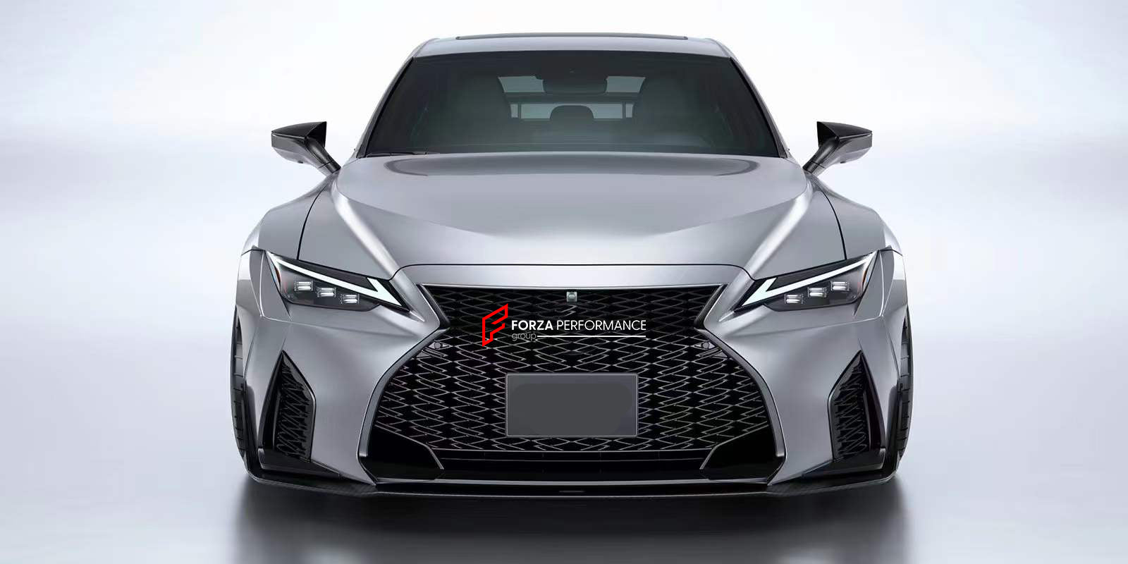 CARBON BODY KIT for LEXUS IS XE30 LCI 2020+  Set includes:  Front Lip Fender Flares Side Skirts Rear Diffuser Rear Spoiler