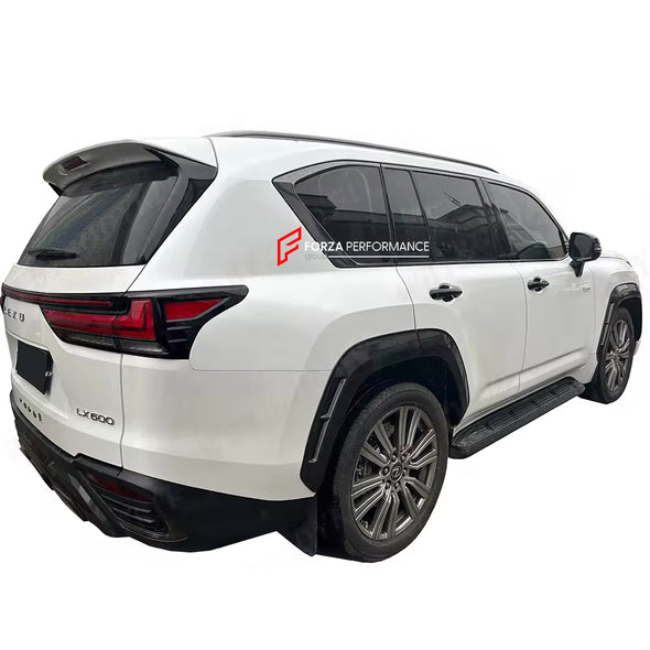 CARBON BODY KIT for LEXUS LX600 J300 2021+    Set includes:  Front Lip Fender Flares Rear Diffuser