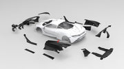 CARBON BODY KIT for MCLAREN 720S 2017+  Set includes:  Front Lip  Front Bumper Hood Front Fenders Side Skirts Rear Quarter Panels Rear Spoiler Rear Diffuser