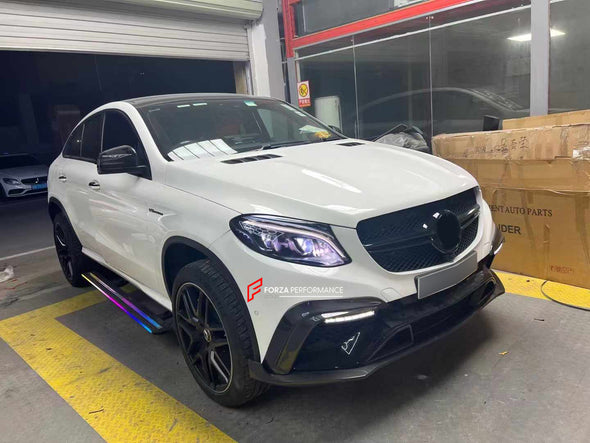 CARBON BODY KIT for MERCEDES-BENZ GLE63 W166 AMG 2015 - 2019

Set includes:

Front Lip
Front Bumper Trims
Front Air Vent Trims
Hood
Rear Diffuser
Rear Air Vent Trims
Exhaust Tips