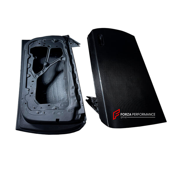 CARBON DOORS for BMW M2 G87 2023 - 2024 2 SERIES G42 M240i 2021 - 2024

Set includes:

Front Doors

Rear Doors

Material: Carbon Fiber

NOTE: Professional installation is required.
