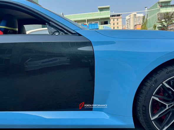 CARBON DOORS for BMW M2 G87 2023 - 2024 2 SERIES G42 M240i 2021 - 2024

Set includes:

Front Doors

Rear Doors

Material: Carbon Fiber

NOTE: Professional installation is required.