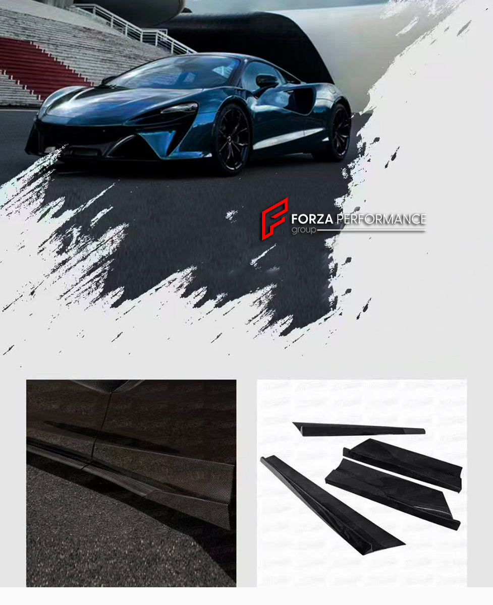 CARBON FIBER SIDE SKIRTS for MCLAREN ARTURA 2021+



Set includes:&nbsp;

Side Skirts
Material: Carbon Fiber

Note: Professional installation is required