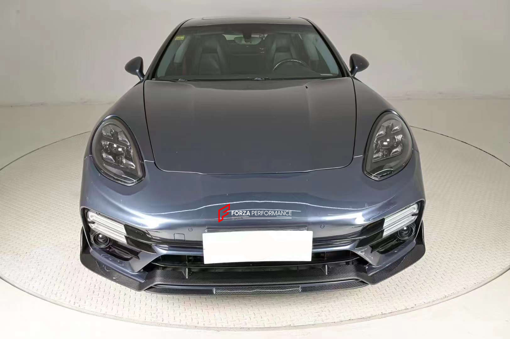 CARBON FRONT LIP for PORSCHE PANAMERA 971 TURBO S 2016 - 2024  Set includes:  Front Lip