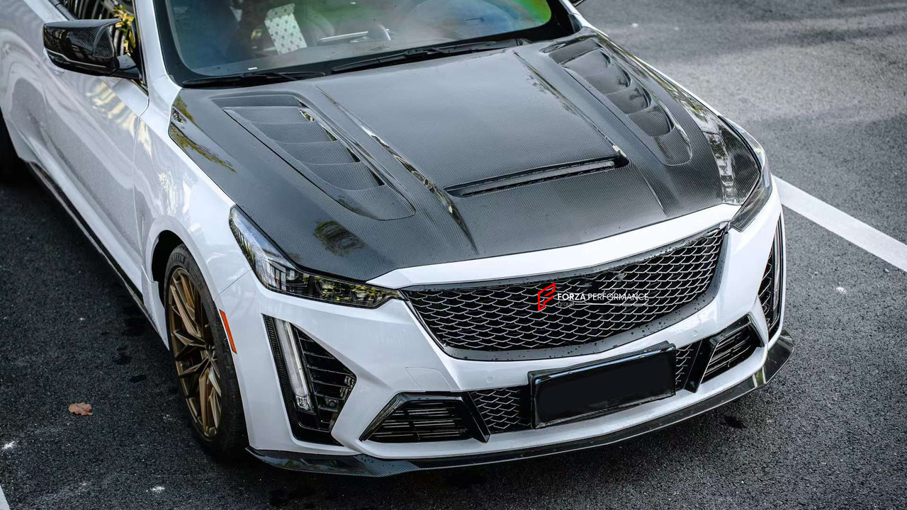 CARBON HOOD for CADILLAC CT5 2019+

Set includes:

Hood
Material: Carbon Fiber

Note: Professional installation is required.

Contact us for pricing