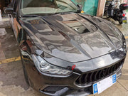 CARBON HOOD for MASERATI QUATTROPORTE 2013 - 2016    Set includes:  Hood