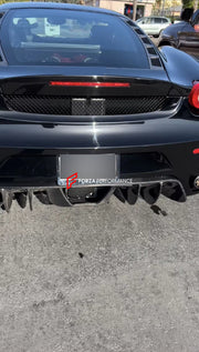 CARBON REAR DIFFUSER for FERRARI F430 2005 - 2011 Set includes: Rear Diffuser