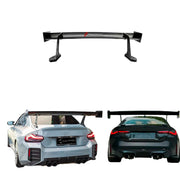CARBON REAR GT WING SPOILER for BMW M2 G87 2023 - 2024 M3 G80 2020+ M4 G82 2021 - 2024

Set includes:

Rear Wing Spoiler

Material: Carbon Fiber

Note: Professional installation is required.