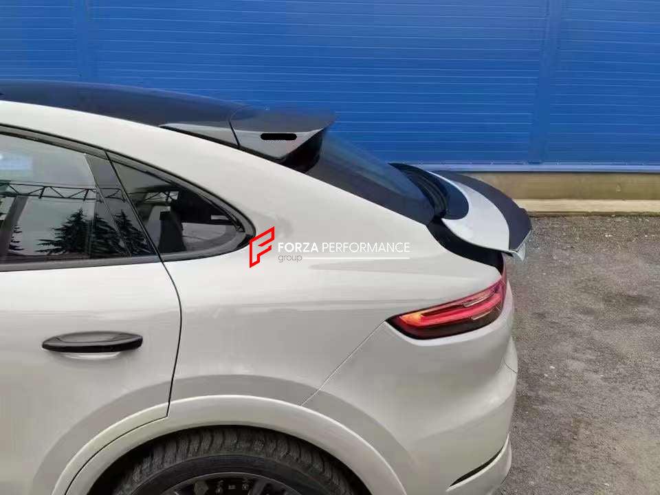 CARBON REAR MIDDLE SPOILER for PORSCHE CAYENNE E3 9Y LCI 2023+  Set includes:  Rear Middle Spoiler