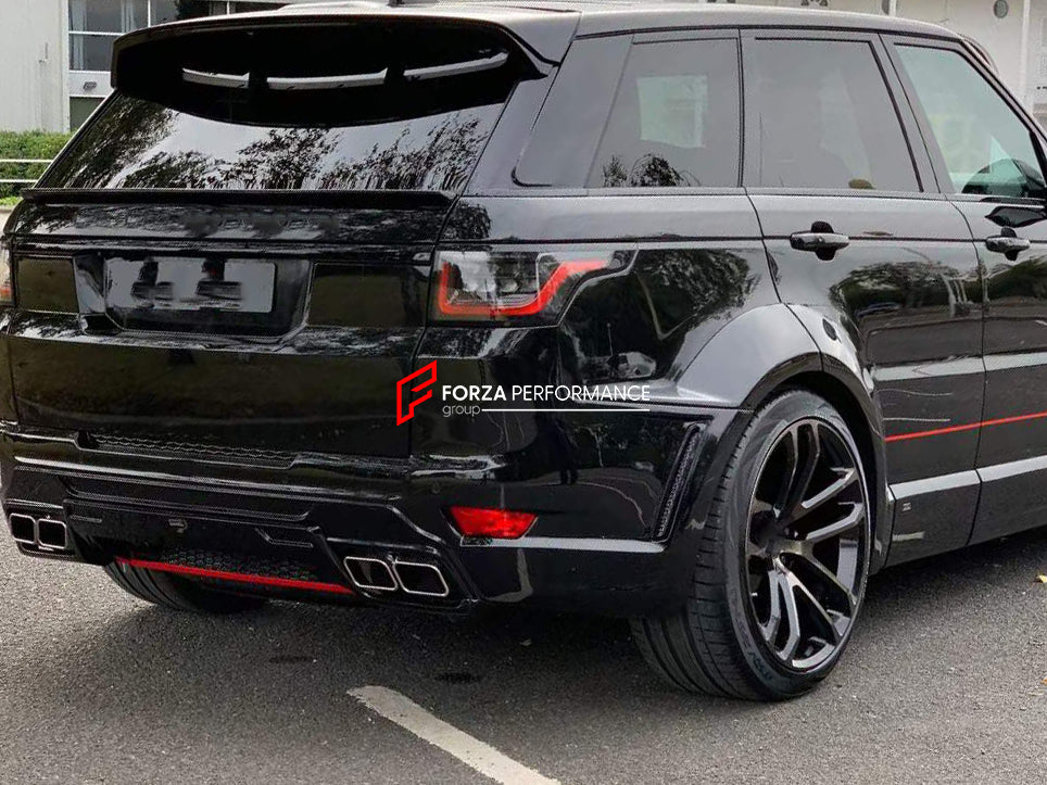 Red Range Rover Sport Rear CARBON REAR SPOILER for LAND ROVER RANGE ROVER SPORT L494 FACELIFT 201