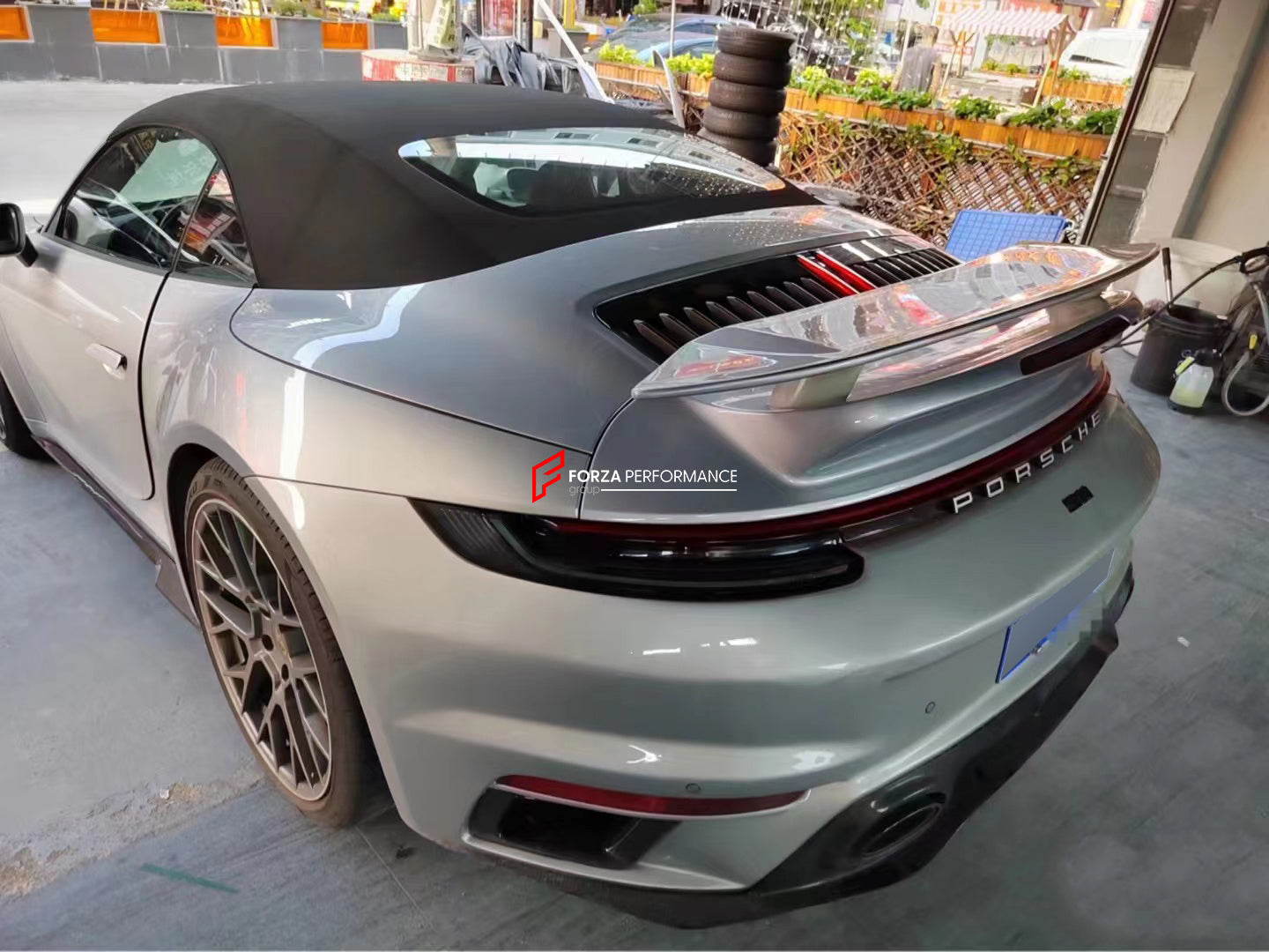 Brabus 992 Rear Spoiler CARBON REAR SPOILER for PORSCHE 911 992.1 CABRIOLET 2019 - 2025 – Forza ...