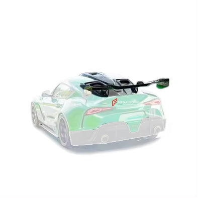 CARBON REAR WINDOW COVER AND SPOILER for TOYOTA GR SUPRA A90 A91 2019+  Set includes:  Rear Window Cover Rear Spoiler