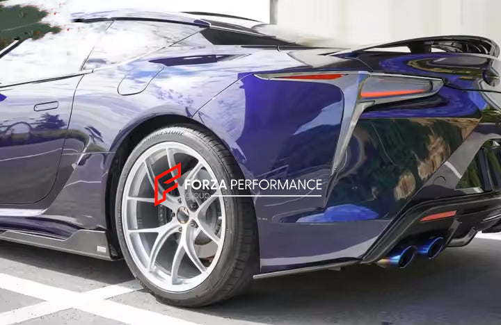 CARBON REAR DIFFUSER for LEXUS LC500 LC500H 2017 - 2019

Set includes:

Rear Diffuser&nbsp;

Material: Carbon Fiber

NOTE: Professional installation is required.