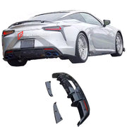 CARBON REAR DIFFUSER for LEXUS LC500 LC500H 2017 - 2019

Set includes:

Rear Diffuser&nbsp;

Material: Carbon Fiber

NOTE: Professional installation is required.