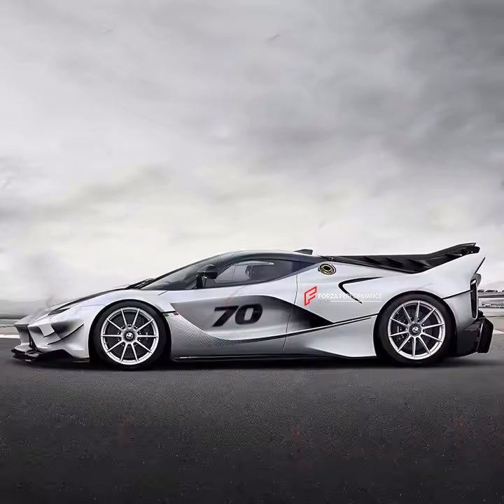 CARBON BODY KIT for LaFerrari 2013 - 2016

Set includes:

Front Bumper Assembly
Fenders
Hood/Bonnet

Side Skirts
Rear Spoiler
Rear Bumper
Rear Diffuser


Material: Carbon fiber

NOTE: Professional installation is required.