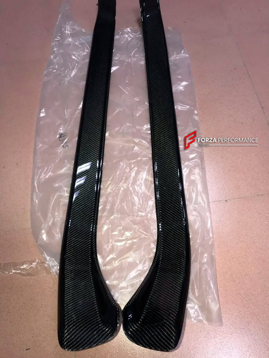 CARBON DOOR SILL FOR PORSCHE 911 997 2004 - 2013

Set includes:

Door Sill

Material: Carbon Fiber

NOTE: Professional installation is required.