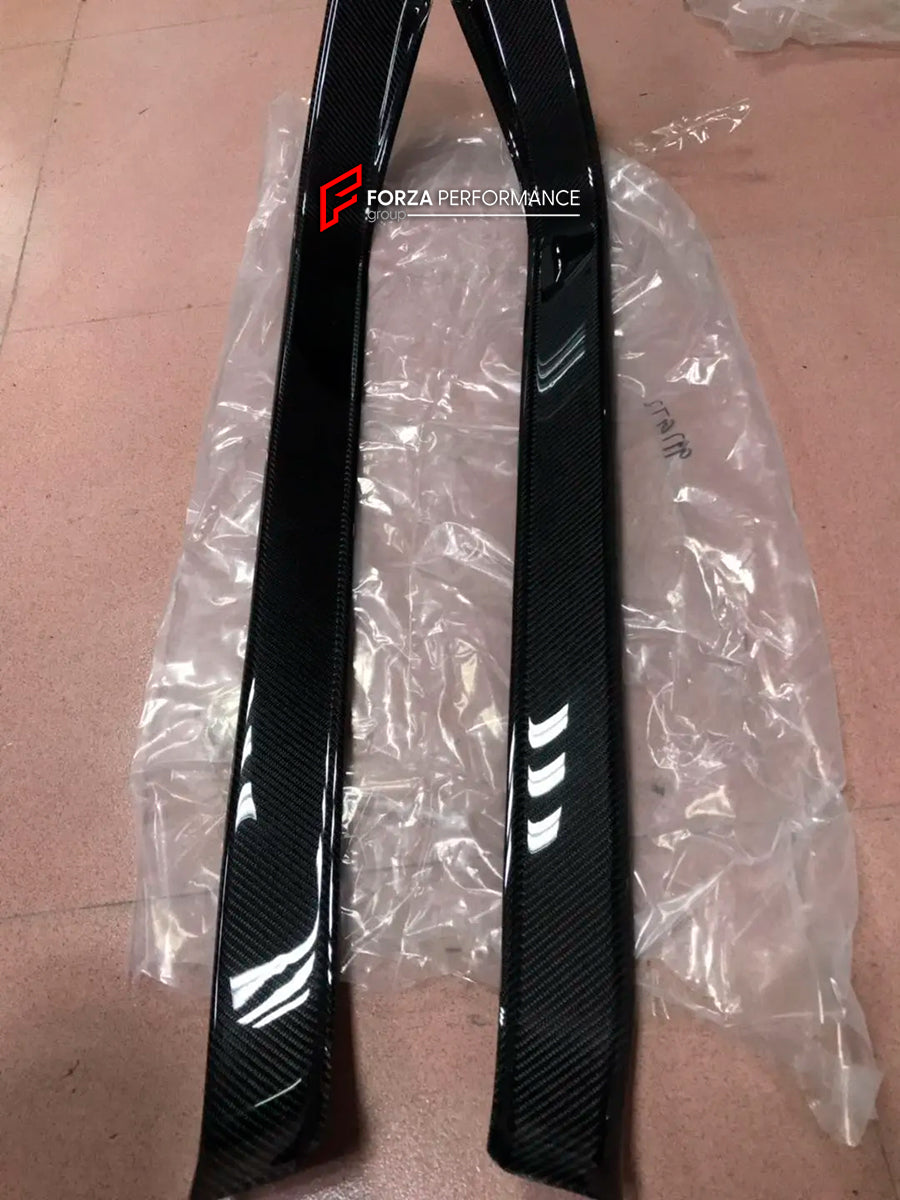 CARBON DOOR SILL FOR PORSCHE 911 997 2004 - 2013

Set includes:

Door Sill

Material: Carbon Fiber

NOTE: Professional installation is required.