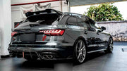 CARBON BODY KIT FOR AUDI S4 AVANT RS4 B9 2019+

Set includes:

Front Lip
Front Canards
Hood/Bonnet
Side Skirts
Rear Roof Spoiler
Rear Diffuser (two options)

Material: Carbon

NOTE: Professional installation is required