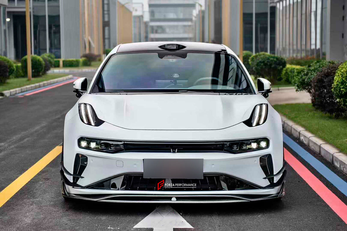 CARBON BODY KIT for ZEEKR 001 2021+

Set includes:
Front Lip
Front Bumper Trims
Side Skirts
Roof Spoiler
Rear Spoiler
Rear Diffuser&nbsp;

Material: Carbon fiber

Contact us for pricing

NOTE:

Professional installation is required