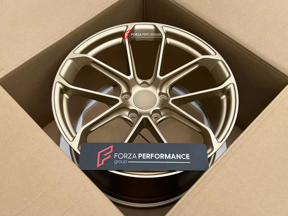 We manufacture premium quality forged wheels in any design, size, color, wheels fit:  - 718 ( 718 Cayman, 718 Boxster, 718T, 718 GTS, 718 Cayman GT4, 718 Spyder) - 911 ( 911 Carrera, 911 Targa, 911 Turbo) - Taycan ( Taycan 4S, Taycan Turbo) - Panamera ( Panamera Executive, Panamera Sport Turismo, Panamera 4S E-Hybrid, Panamera GTS, Panamera Turbo) - Macan ( Macan S, Macan GTS, Macan Turbo) - Cayenne ( Cayenne Turbo, Cayenne S, Cayenne GTS, Cayenne Coupe, Cayenne E-Hybrid)