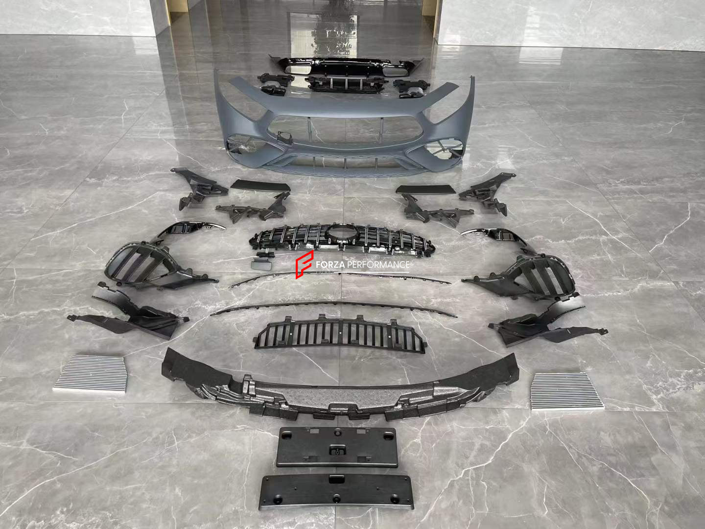 CONVERSION BODY KIT for MERCEDES-BENZ CLS-CLASS W257 2018+ upgrade to CLS GT 63 STYLE


Set includes:

Front Bumper Assembly
Front Grille
Rear Bumper
Rear Diffuser
Exhaust Tips

Material: Plastic

NOTE: Professional installation is required. You can order each part separately.