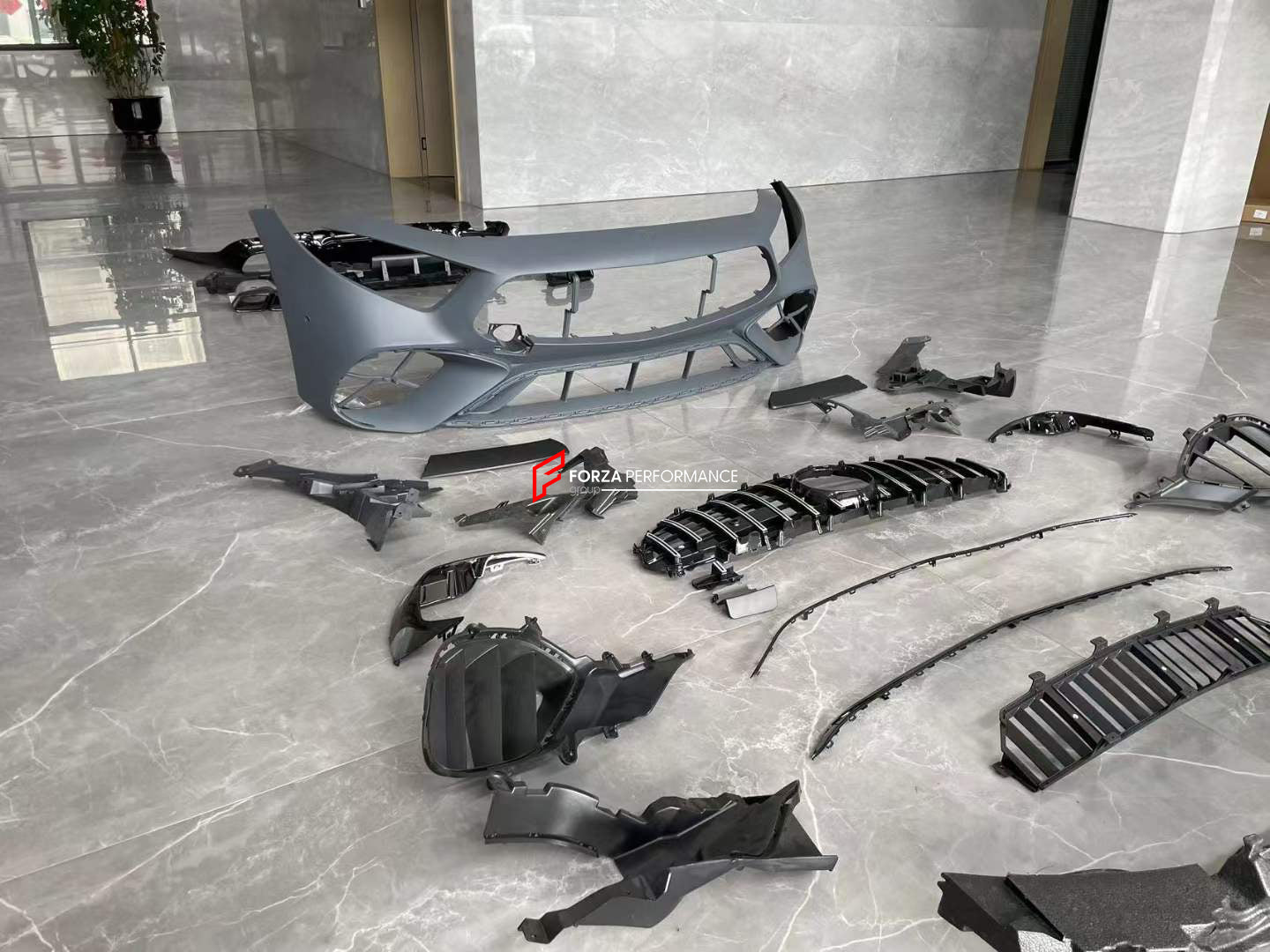 CONVERSION BODY KIT for MERCEDES-BENZ CLS-CLASS W257 2018+ upgrade to CLS GT 63 STYLE


Set includes:

Front Bumper Assembly
Front Grille
Rear Bumper
Rear Diffuser
Exhaust Tips

Material: Plastic

NOTE: Professional installation is required. You can order each part separately.