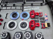 Body Kit includes:  Bullbar Roof LED DRL Bar Roof Rack Roof Ladder Side Fenders Side Skirts Spare Tire Cover Rear Middle Guard Material: Plastic  Lift Kit includes:  Big Brake Kit Portal Axels Springs 2 Front Outer Steering Knuckles 2 Heavy Duty Rear Axle Shafts Set of Axle Braces for Front & Rear Axles 4 ABS Sensors Mounting Bolts