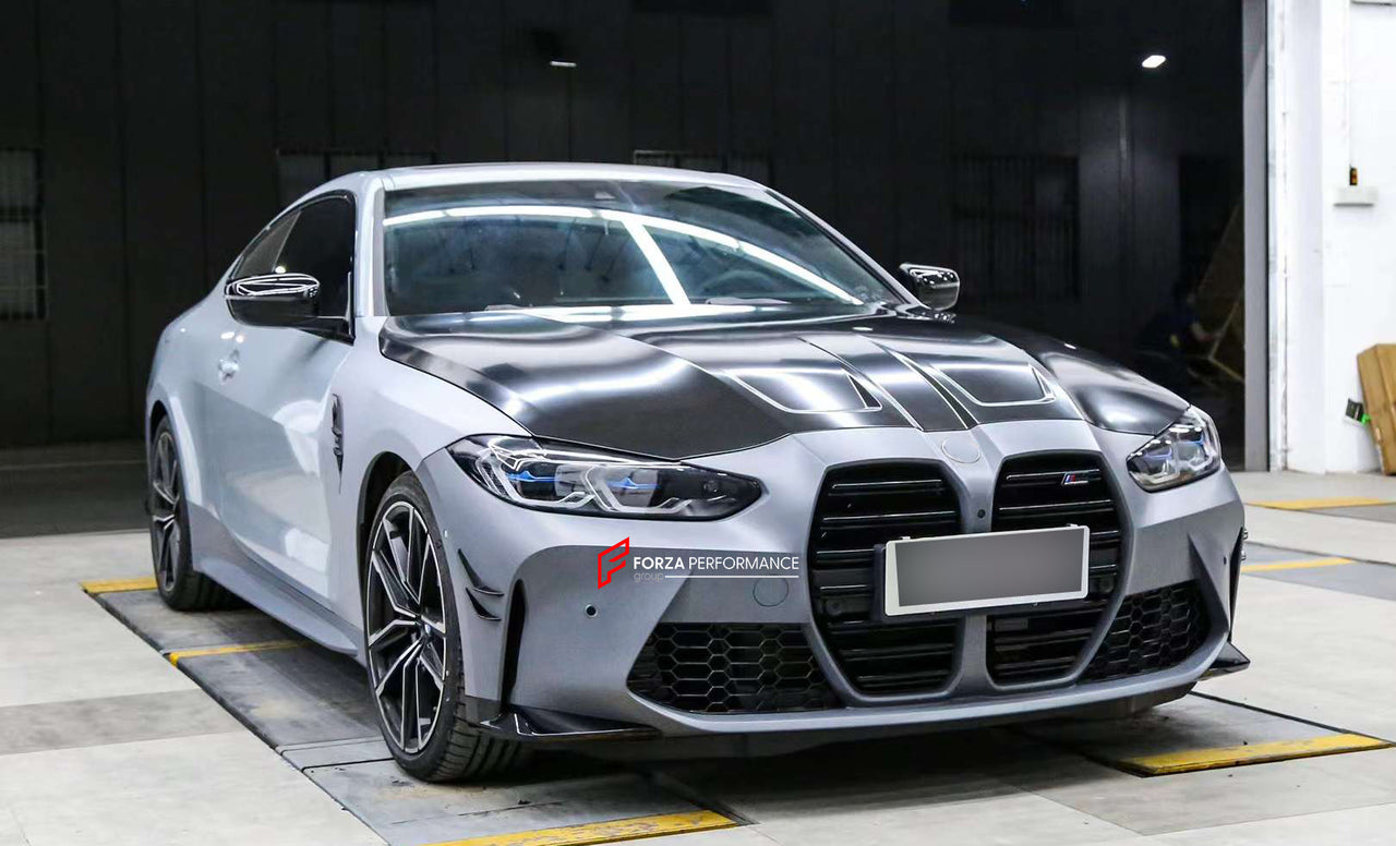 CONVERSION BODY KIT for BMW 4 SERIES G20 G22 G26 G23 to M4 G82 2020+  Set includes:  Front Bumper Assembly Front Grille Side Skirts Hood/Bonnet Rear Diffuser Rear Bumper Assembly