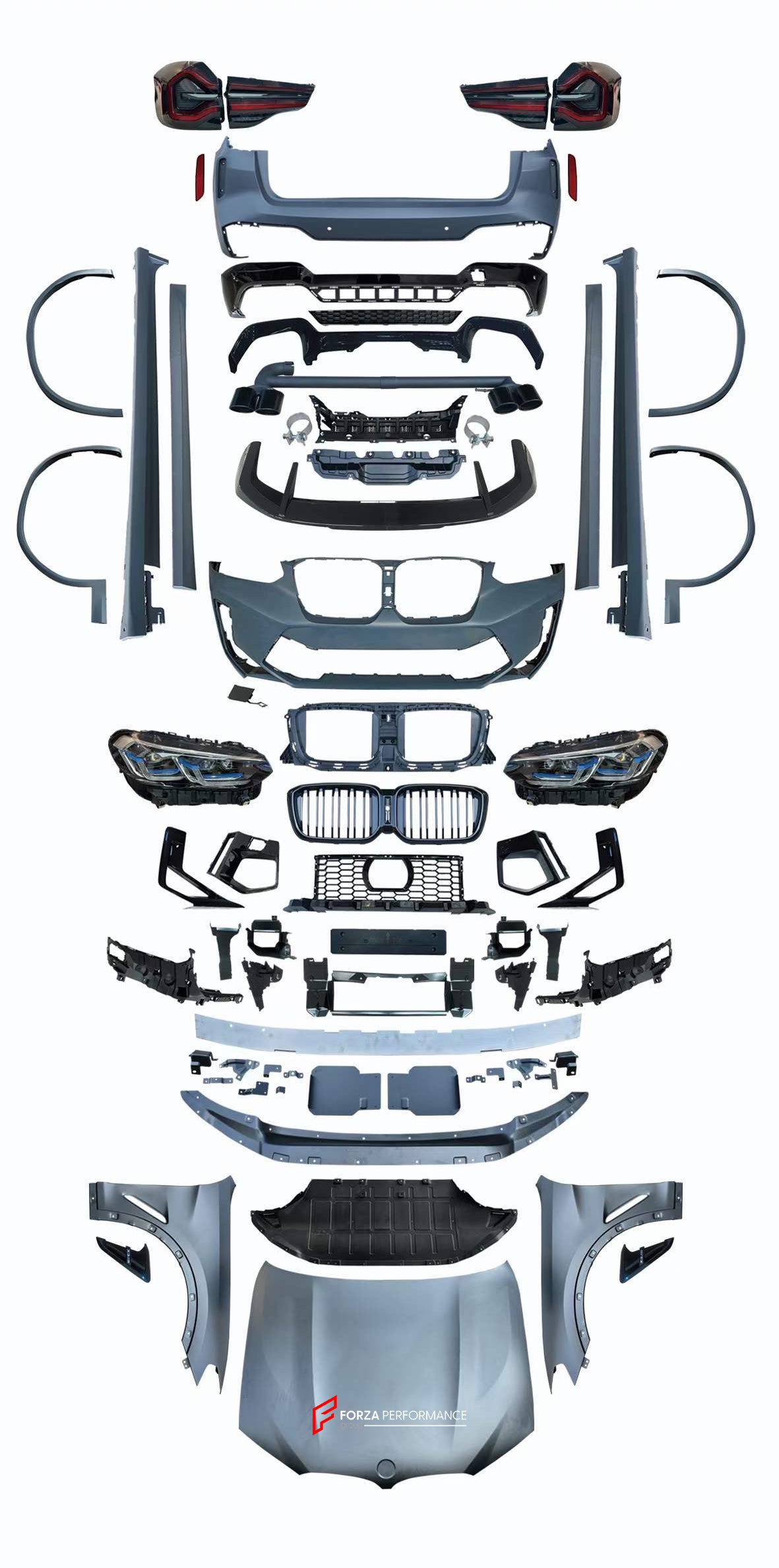 ZIYO LED Interior Light Kit For BMW F25 X3 2011-2015 – 20 Bulbs – 6000K White – Error Free