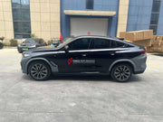 CONVERSION BODY KIT for BMW X6 G06 LCI 2023+ to X6M F96 LCI 2023+  Set includes:  Front Bumper Assembly Side Fender Flares Rear Bumper Assembly Exhaust Tips