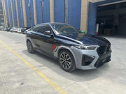 CONVERSION BODY KIT for BMW X6 G06 LCI 2023+ to X6M F96 LCI 2023+  Set includes:  Front Bumper Assembly Side Fender Flares Rear Bumper Assembly Exhaust Tips