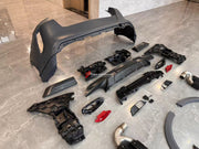 CONVERSION BODY KIT for BMW X6 G06 LCI 2023+ to X6M F96 LCI 2023+  Set includes:  Front Bumper Assembly Side Fender Flares Rear Bumper Assembly Exhaust Tips