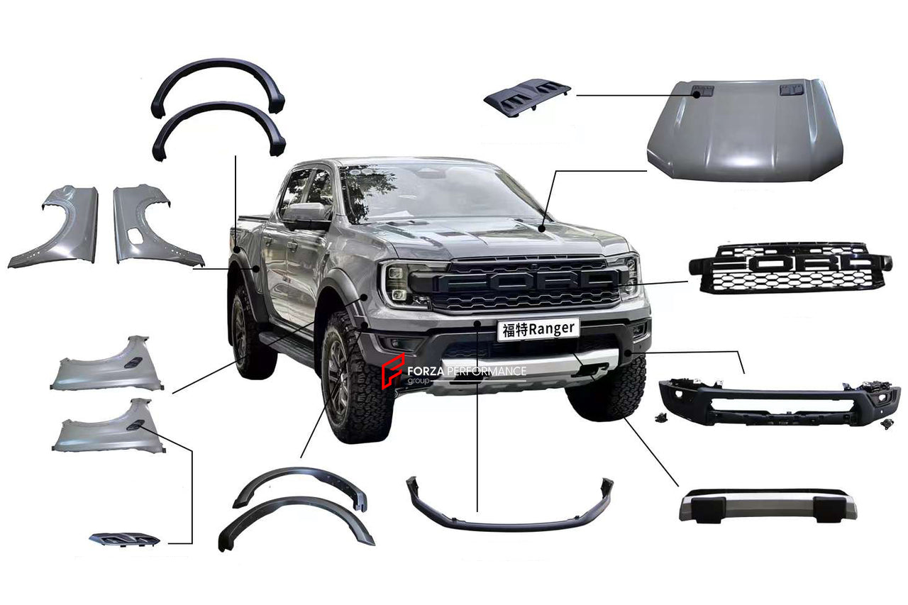CONVERSION BODY KIT for FORD RANGER 2012 - 2021 to F-150 RAPTOR 2021
