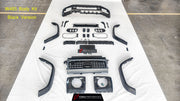 UPGRADE FACELIFT BODY KIT for MERCEDES-BENZ G-CLASS W464 2018 - 2024 to G63 W465 AMG 2025  Set includes:  Front Bumper Headlight Covers Front Grille (Silver or Black) Fender Flares