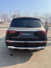 CONVERSION BODY KIT for MERCEDES-BENZ GLS X167 2020+ UPGRADE to GLS 600 MAYBACH 2024 FACELIFT

Set includes:

Front Bumper
Front Grille
Front Bumper Air Vents
Side Fenders
Rear Bumper

Material: Plastic

Note: Professional installation is required.