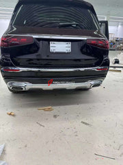 CONVERSION BODY KIT for MERCEDES-BENZ GLS X167 2020+ UPGRADE to GLS 600 MAYBACH 2024 FACELIFT

Set includes:

Front Bumper
Front Grille
Front Bumper Air Vents
Side Fenders
Rear Bumper

Material: Plastic

Note: Professional installation is required.
