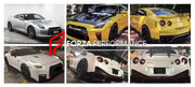 CONVERSION BODY KIT for NISSAN GT-R R35 2007 - 2016 to NISSAN GT-R R35 2016+  Set includes:  Hood Front Bumper Front Lip Headlights Side Skirts Rear Bumper Rear Diffuser Tail Lights