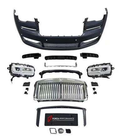 CONVERSION BODY KIT for ROLLS-ROYCE GHOST 2010 - 2014 to 2018 - 2020  Set includes:  Front Bumper Front Grille Front Bumper Air Vents Headlights