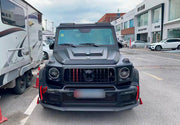 CONVERSION CARBON BODY KIT for MERCEDES-BENZ G-CLASS G63 W463 1990 - 2017 to W464 2018 - 2023

Set includes:

Plastic parts:

Front Bumper
Grille
Headlights
Headlight Covers
Turn Signal Lights
Hood
Fenders
Side Trims
Rear Bumper
Tail Lights

Dry Carbon parts:

Front Lip
Front Bumper Cover
Grille
Fender Flares
Hood
Tail Light Covers
Rear Spoiler
Roof Spoiler
Rear Diffuser
Exhaust Tips

NOTE: Professional installation is required.

Contact us for pricing.

Why “Contact Us for Pricing”?

We don’t display fixed