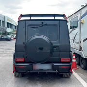 CONVERSION CARBON BODY KIT for MERCEDES-BENZ G-CLASS G63 W463 1990 - 2017 to W464 2018 - 2023

Set includes:

Plastic parts:

Front Bumper
Grille
Headlights
Headlight Covers
Turn Signal Lights
Hood
Fenders
Side Trims
Rear Bumper
Tail Lights

Dry Carbon parts:

Front Lip
Front Bumper Cover
Grille
Fender Flares
Hood
Tail Light Covers
Rear Spoiler
Roof Spoiler
Rear Diffuser
Exhaust Tips

NOTE: Professional installation is required.

Contact us for pricing.

Why “Contact Us for Pricing”?

We don’t display fixed