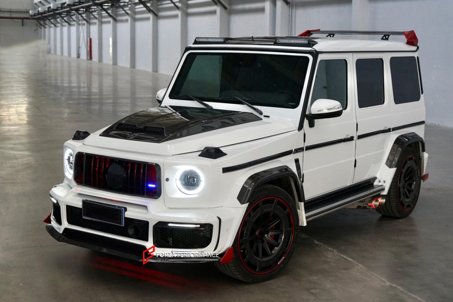 CONVERSION CARBON BODY KIT for MERCEDES-BENZ G-CLASS G63 W463 1990 - 2017 to W464 2018 - 2023

Set includes:

Plastic parts:

Front Bumper
Grille
Headlights
Headlight Covers
Turn Signal Lights
Hood
Fenders
Side Trims
Rear Bumper
Tail Lights

Dry Carbon parts:

Front Lip
Front Bumper Cover
Grille
Fender Flares
Hood
Tail Light Covers
Rear Spoiler
Roof Spoiler
Rear Diffuser
Exhaust Tips

NOTE: Professional installation is required.

Contact us for pricing.

Why “Contact Us for Pricing”?

We don’t display fixed