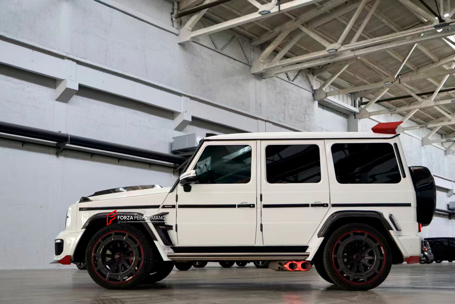 1990-2018y BENZ W463 GTR G63 フロントグリル クロームストライプ パナメリカーナスタイル シルバー塗装済み Default Title