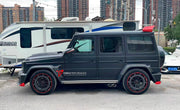 CONVERSION CARBON BODY KIT for MERCEDES-BENZ G-CLASS G63 W463 1990 - 2017 to W464 2018 - 2023

Set includes:

Plastic parts:

Front Bumper
Grille
Headlights
Headlight Covers
Turn Signal Lights
Hood
Fenders
Side Trims
Rear Bumper
Tail Lights

Dry Carbon parts:

Front Lip
Front Bumper Cover
Grille
Fender Flares
Hood
Tail Light Covers
Rear Spoiler
Roof Spoiler
Rear Diffuser
Exhaust Tips

NOTE: Professional installation is required.

Contact us for pricing.

Why “Contact Us for Pricing”?

We don’t display fixed
