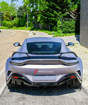 CONVERSION DRY CARBON BODY KIT for ASTON MARTIN VANTAGE 2018+ to V12 VANTAGE 2022+  Set includes:  Front Bumper Hood Fender Flares Side Skirts Rear Bumper Rear Diffuser Rear Spoiler Exhaust Tips